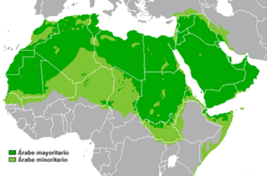 arabic spoken areas