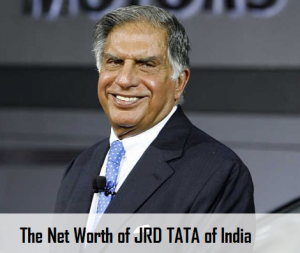 Net worth of JRD TATA of India