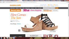 Shoes.com websites to buy footwear on